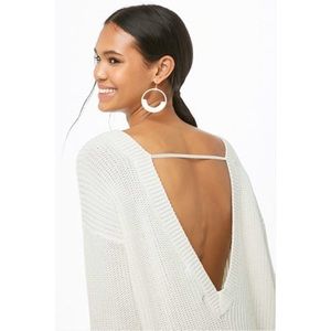 FOREVER 21 RIBBED KNIT SWEATER